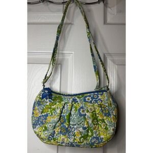 Vera Bradley Floral Quilted  Colorful Cotton Shoulder  Bag  Boho Cottagecore Y2K